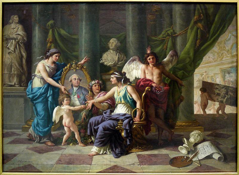Louis Jean Francois Lagrenee Musee du Louvre Norge oil painting art